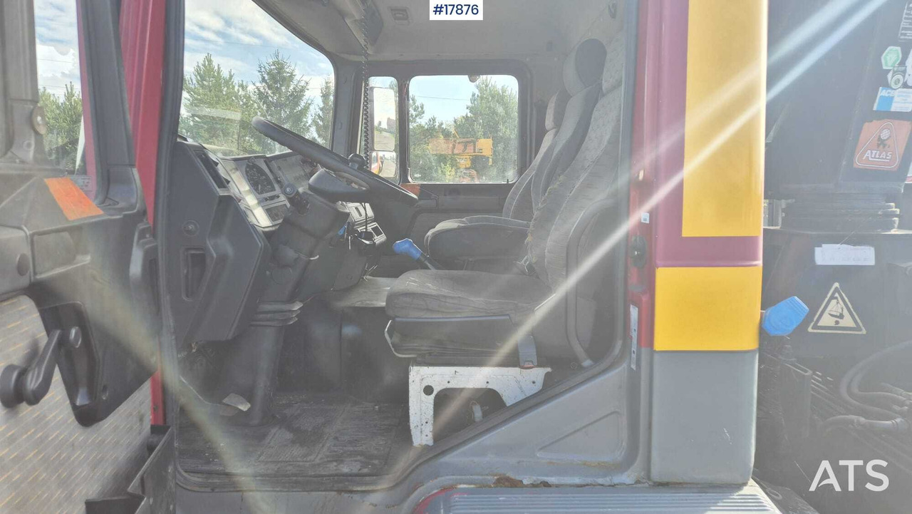 Autocarro con pianale/ Cassone fisso, Camion con gru 1997 MAN 18.224: foto 17