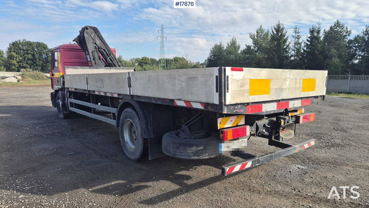 Autocarro con pianale/ Cassone fisso, Camion con gru 1997 MAN 18.224: foto 10