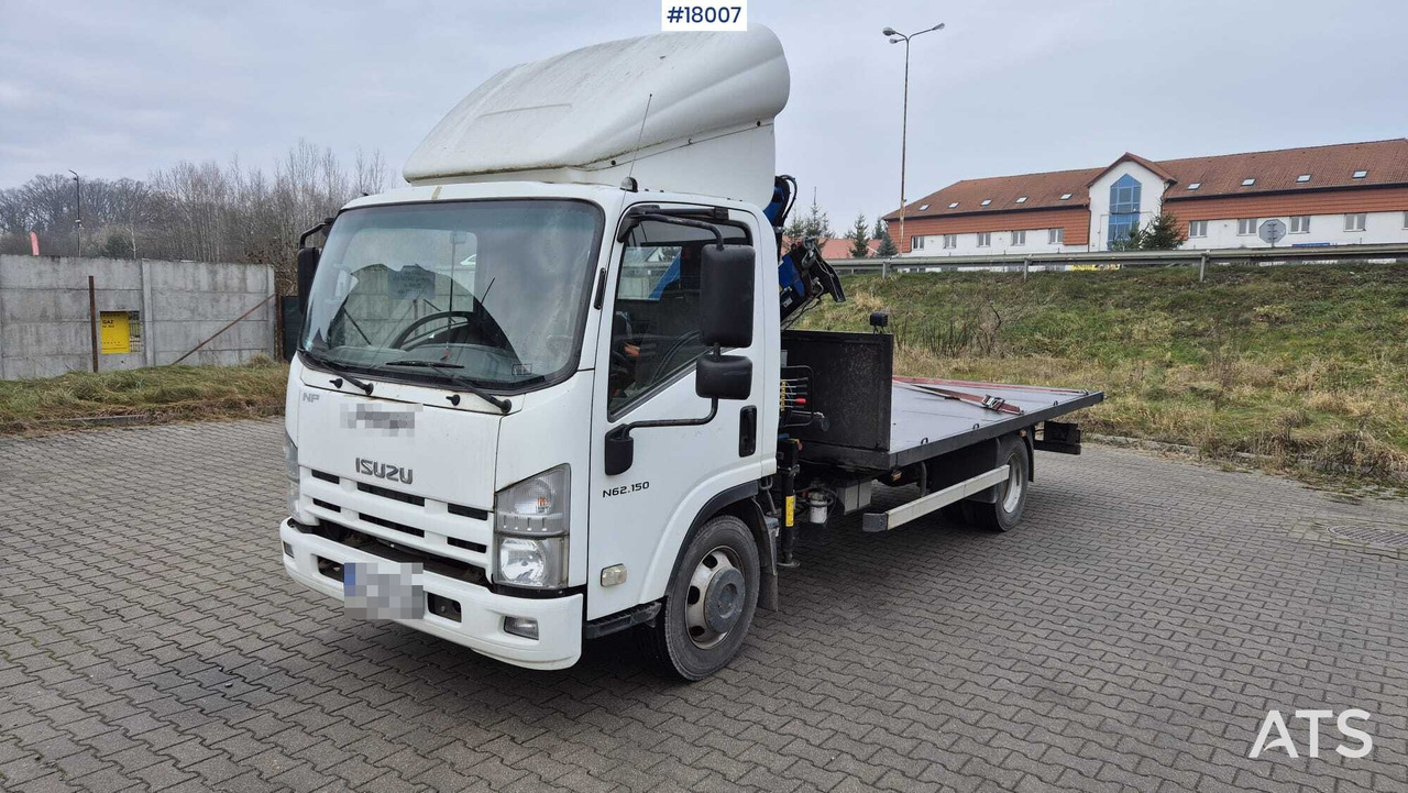 Car ISUZU N2R (2013) platform with HDS DN 4.0/2 (2021) - Autocarro con pianale/ Cassone fisso, Camion con gru: foto 3 Car ISUZU N2R (2013) platform with HDS DN 4.0/2 (2021) - Autocarro con pianale/ Cassone fisso, Camion con gru: foto 3