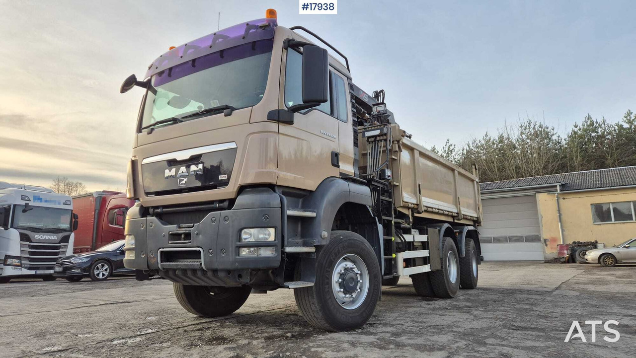 Tipper MAN TGS 33.400 6x4 HDS HIAB 144 DS-2 DUO (2009) - Autocarro ribaltabile, Camion con gru: foto 2 Tipper MAN TGS 33.400 6x4 HDS HIAB 144 DS-2 DUO (2009) - Autocarro ribaltabile, Camion con gru: foto 2