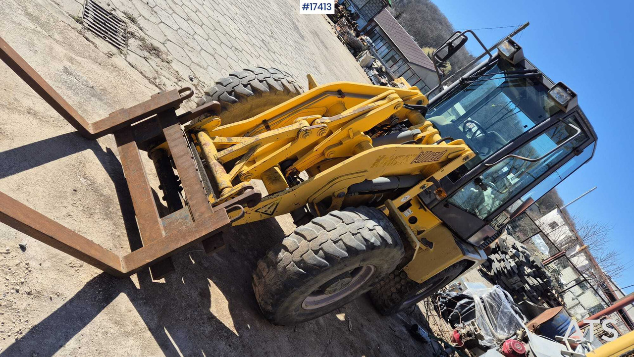 Wheel loader AHLMANN AL 85t 2004) forks, quick coupler, opening bucket. - Pala gommata: foto 2 Wheel loader AHLMANN AL 85t 2004) forks, quick coupler, opening bucket. - Pala gommata: foto 2