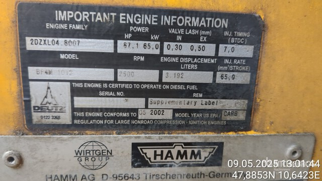 2002 Hamm DV08V Super Double Drum Roller - Rullo stradale: foto 3 2002 Hamm DV08V Super Double Drum Roller - Rullo stradale: foto 3