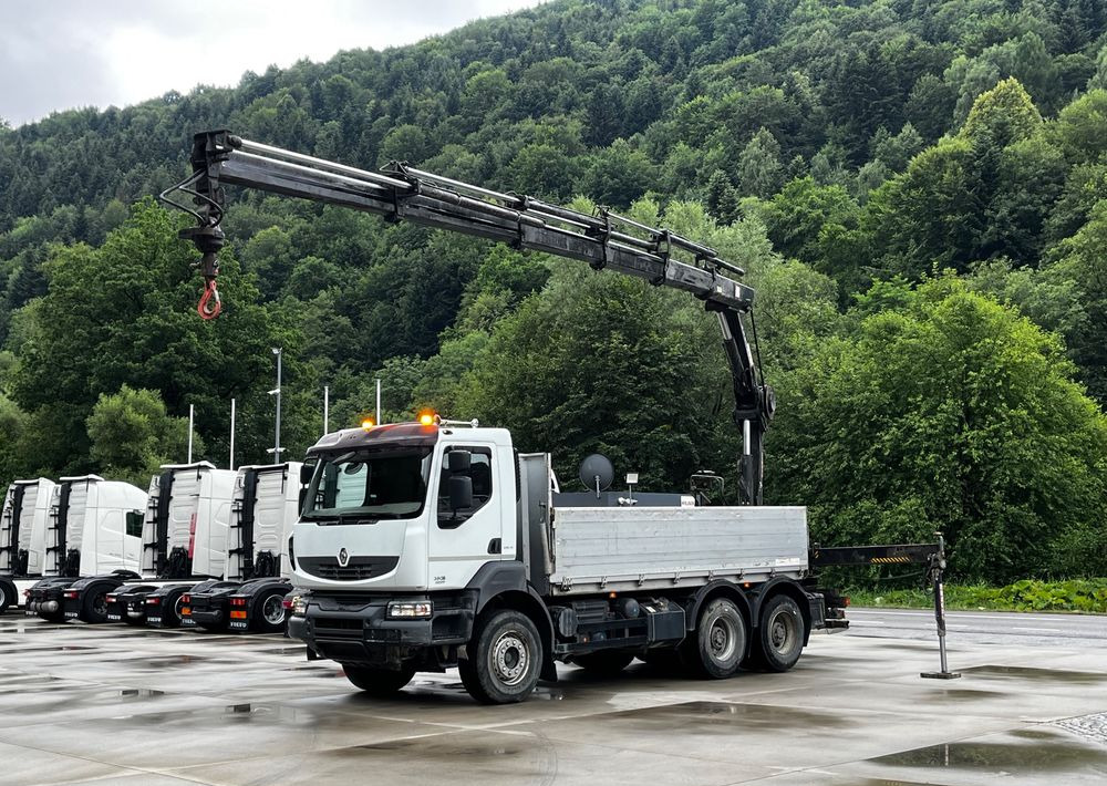 Renault Kerax 380 EEV // Skrzynia Burtowa // HIAB XS166 Hipro + Radio // Zwolnice // // - Autocarro con pianale/ Cassone fisso, Camion con gru: foto 1 Renault Kerax 380 EEV // Skrzynia Burtowa // HIAB XS166 Hipro + Radio // Zwolnice // // - Autocarro con pianale/ Cassone fisso, Camion con gru: foto 1
