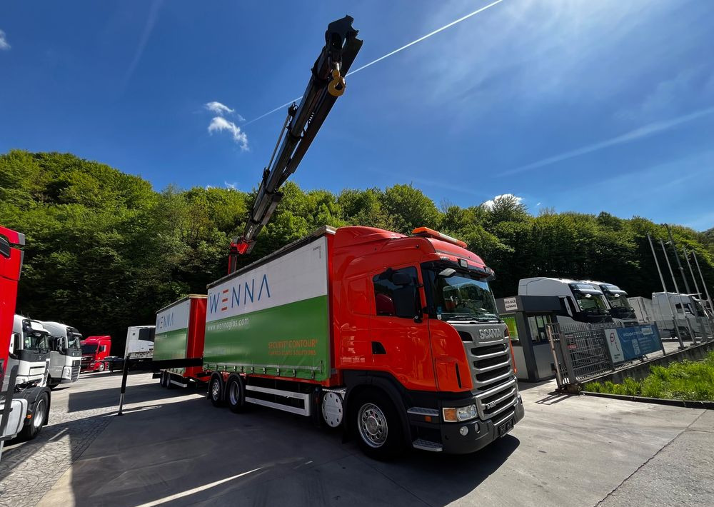 Scania G420 // Tandem // HDS Palfinger 18002 EH // Przyczepa // Oś skrętna podnoszona // Video !!! - Camion centinato, Camion elettrico: foto 2 Scania G420 // Tandem // HDS Palfinger 18002 EH // Przyczepa // Oś skrętna podnoszona // Video !!! - Camion centinato, Camion elettrico: foto 2