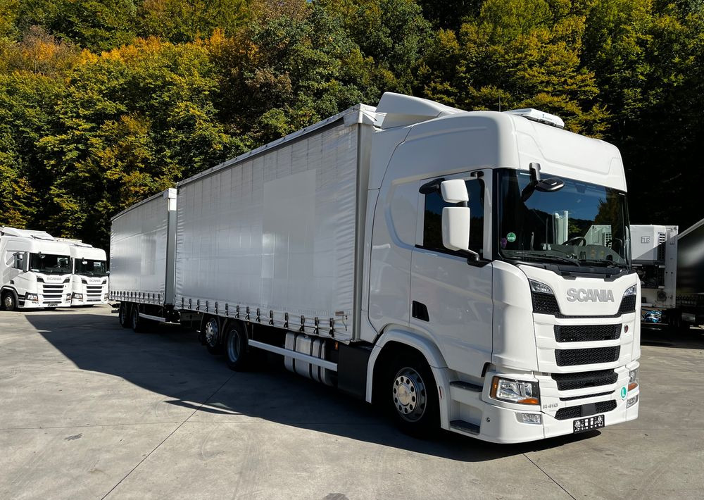 Scania R410 // 2018 // Retarder // Tandem 7.7+7.7 // Przyczepa Krone // Oś podnosozna // - Camion centinato: foto 1 Scania R410 // 2018 // Retarder // Tandem 7.7+7.7 // Przyczepa Krone // Oś podnosozna // - Camion centinato: foto 1