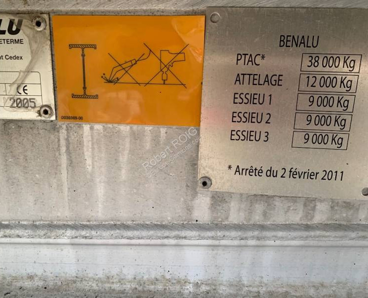 Semirimorchio ribaltabile Benalu MultiRunner C34CSB01: foto 9 Semirimorchio ribaltabile Benalu MultiRunner C34CSB01: foto 9