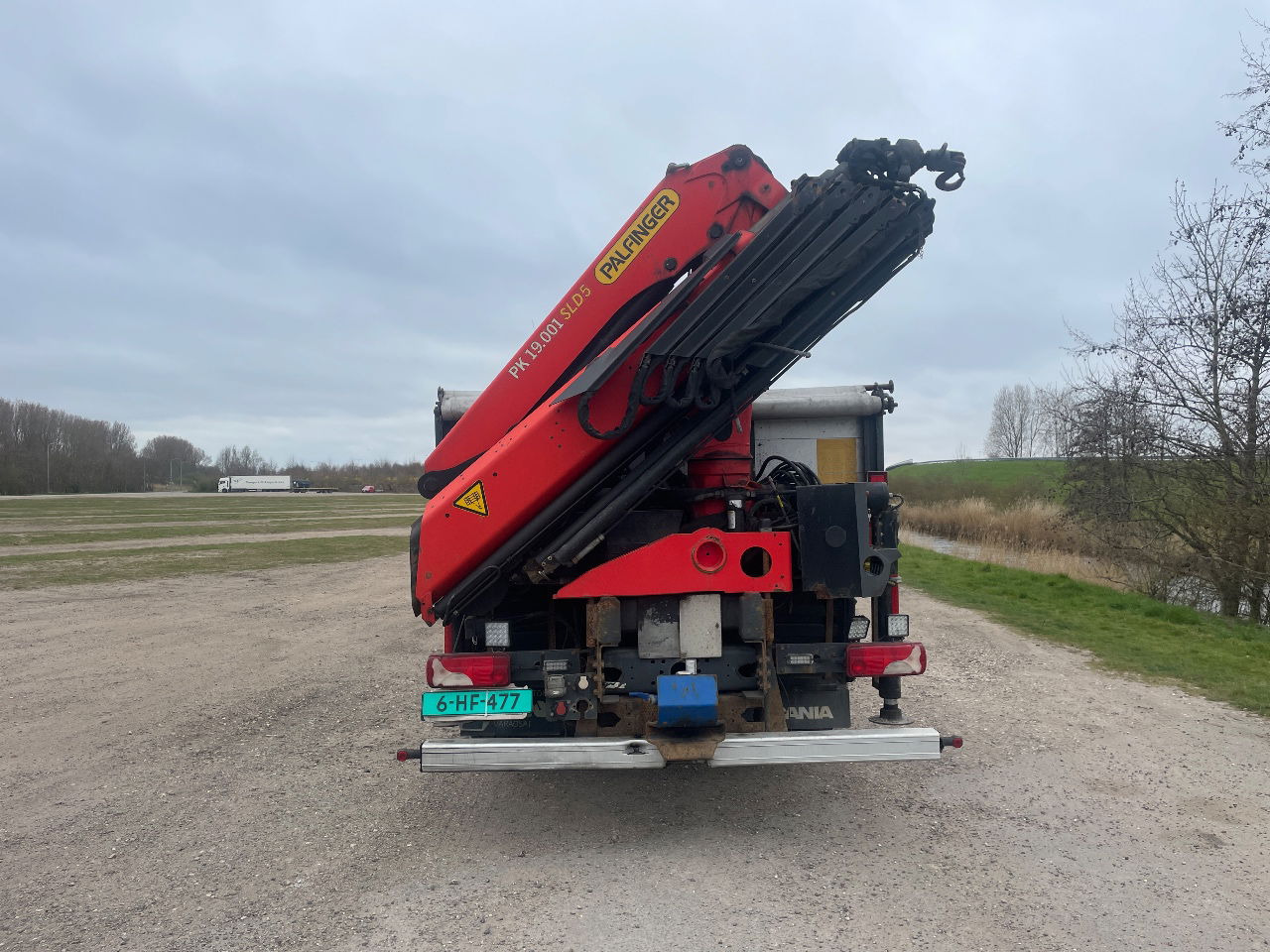 Scania R480 with Palfinger PK 19.001 SLD crane - Autocarro con pianale/ Cassone fisso: foto 4 Scania R480 with Palfinger PK 19.001 SLD crane - Autocarro con pianale/ Cassone fisso: foto 4