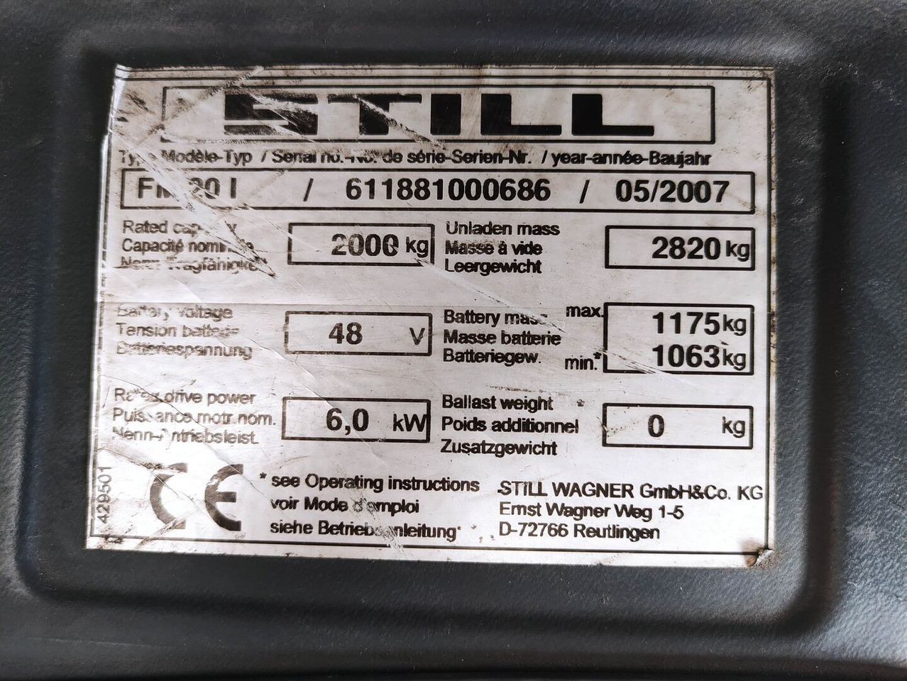 Carrello retrattile Still FM20: foto 7