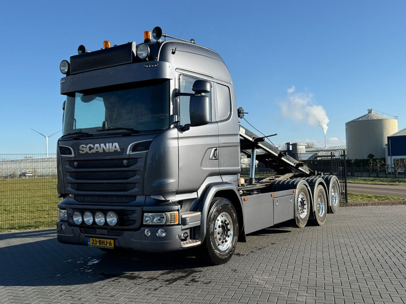Scania R450 HANDGESCHAKELD, KABELSYSTEEM, ALCOA, LEATHER. - Autocarro scarrabile: foto 1 Scania R450 HANDGESCHAKELD, KABELSYSTEEM, ALCOA, LEATHER. - Autocarro scarrabile: foto 1