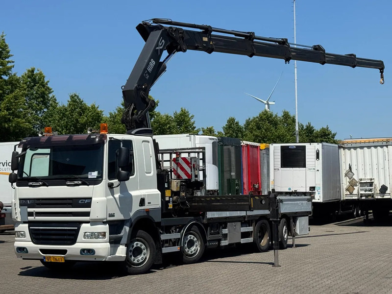 DAF CF 85.360 8x2*6 HIAB 42T/m Crane - Autocarro con pianale/ Cassone fisso, Camion con gru: foto 1 DAF CF 85.360 8x2*6 HIAB 42T/m Crane - Autocarro con pianale/ Cassone fisso, Camion con gru: foto 1
