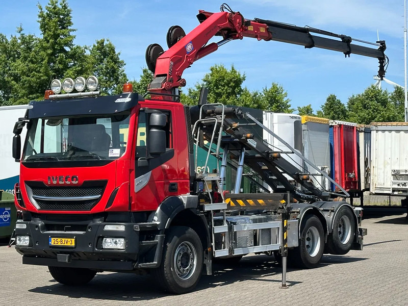 Iveco Stralis 400 6x2 HMF 1720 K3 Kraan Met 24T HTS Kabel Systeem / Rotator / Euro 6 - Camion con sistema di cavi, Camion con gru: foto 1 Iveco Stralis 400 6x2 HMF 1720 K3 Kraan Met 24T HTS Kabel Systeem / Rotator / Euro 6 - Camion con sistema di cavi, Camion con gru: foto 1