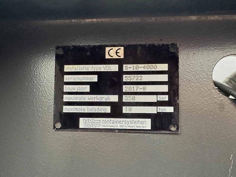 Autocarro scarrabile, Camion con gru Volvo FH 460 4x2 VDL 10 Ton Haakarm / Euro 6 / 09-2026 Apk!: foto 7 Autocarro scarrabile, Camion con gru Volvo FH 460 4x2 VDL 10 Ton Haakarm / Euro 6 / 09-2026 Apk!: foto 7