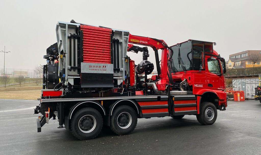 Mercedes MUSMAX WT11 NMV - Cippatrice, Camion: foto 2 Mercedes MUSMAX WT11 NMV - Cippatrice, Camion: foto 2