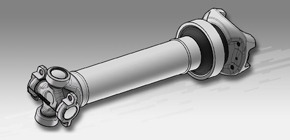 Albero di trasmissione nuovo Scania P300 Propshaft Cardan Midship Type oe 1758815: foto 1