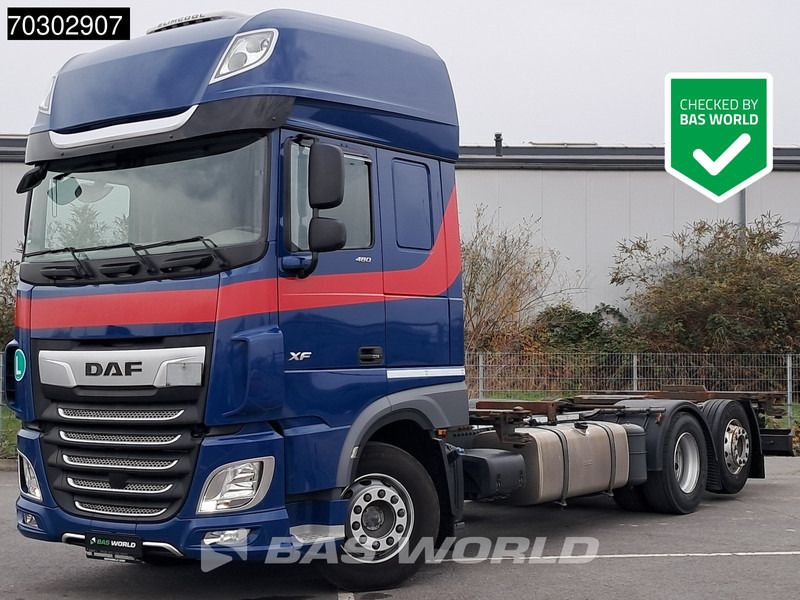 DAF XF 480 6X2 BDF Retarder SSC Lift+Steering Axle Automatic Euro 6 - Autocarro portacontainer/ Caisse interchangeable: foto 1 DAF XF 480 6X2 BDF Retarder SSC Lift+Steering Axle Automatic Euro 6 - Autocarro portacontainer/ Caisse interchangeable: foto 1
