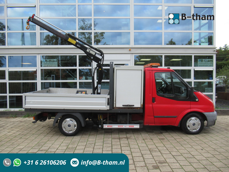 Ford Transit 300M 2.2 TDCI + HIAB 013T Kraan Kran Crane - Furgone con cassone fisso: foto 1 Ford Transit 300M 2.2 TDCI + HIAB 013T Kraan Kran Crane - Furgone con cassone fisso: foto 1