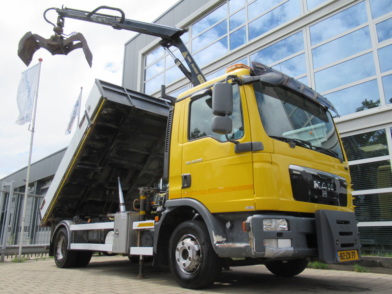 MAN 12.220 4X2 BB EEV + Palfinger PK4501 - Autocarro ribaltabile, Camion con gru: foto 2 MAN 12.220 4X2 BB EEV + Palfinger PK4501 - Autocarro ribaltabile, Camion con gru: foto 2