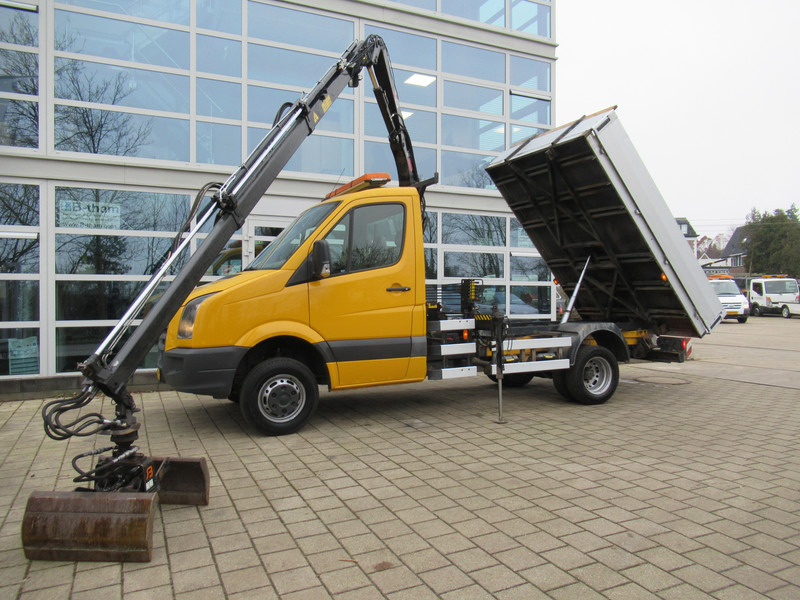 Volkswagen Crafter 50 2.5TDI 80KW HIAB 033 B-2 + Kipper Tipper - Autocarro ribaltabile, Camion con gru: foto 3 Volkswagen Crafter 50 2.5TDI 80KW HIAB 033 B-2 + Kipper Tipper - Autocarro ribaltabile, Camion con gru: foto 3