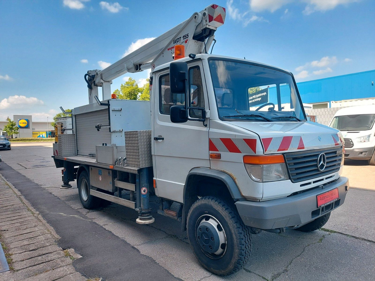 Mercedes-Benz VARIO 814D HUB Steiger WUMAG WDT 155 4X4 ALLRAD - Piattaforma autocarrata: foto 2 Mercedes-Benz VARIO 814D HUB Steiger WUMAG WDT 155 4X4 ALLRAD - Piattaforma autocarrata: foto 2