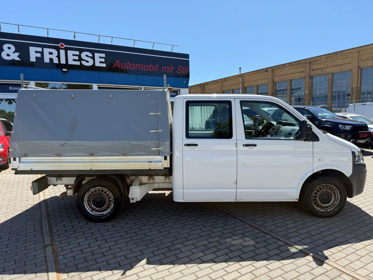 Volkswagen T5 Transporter Pritsche DoKA 4Motion 4x4 Klima - Furgone centinato, Furgone doppia cabina: foto 2 Volkswagen T5 Transporter Pritsche DoKA 4Motion 4x4 Klima - Furgone centinato, Furgone doppia cabina: foto 2