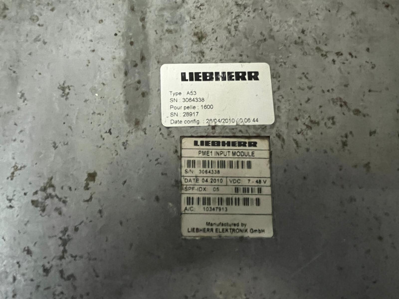 Liebherr Control PME1 input module - ECU: foto 2 Liebherr Control PME1 input module - ECU: foto 2