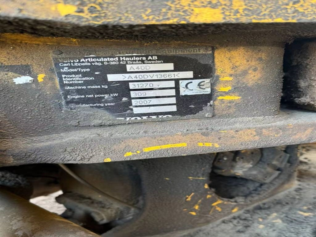 Volvo A 40 D - Dumper articolato: foto 5 Volvo A 40 D - Dumper articolato: foto 5