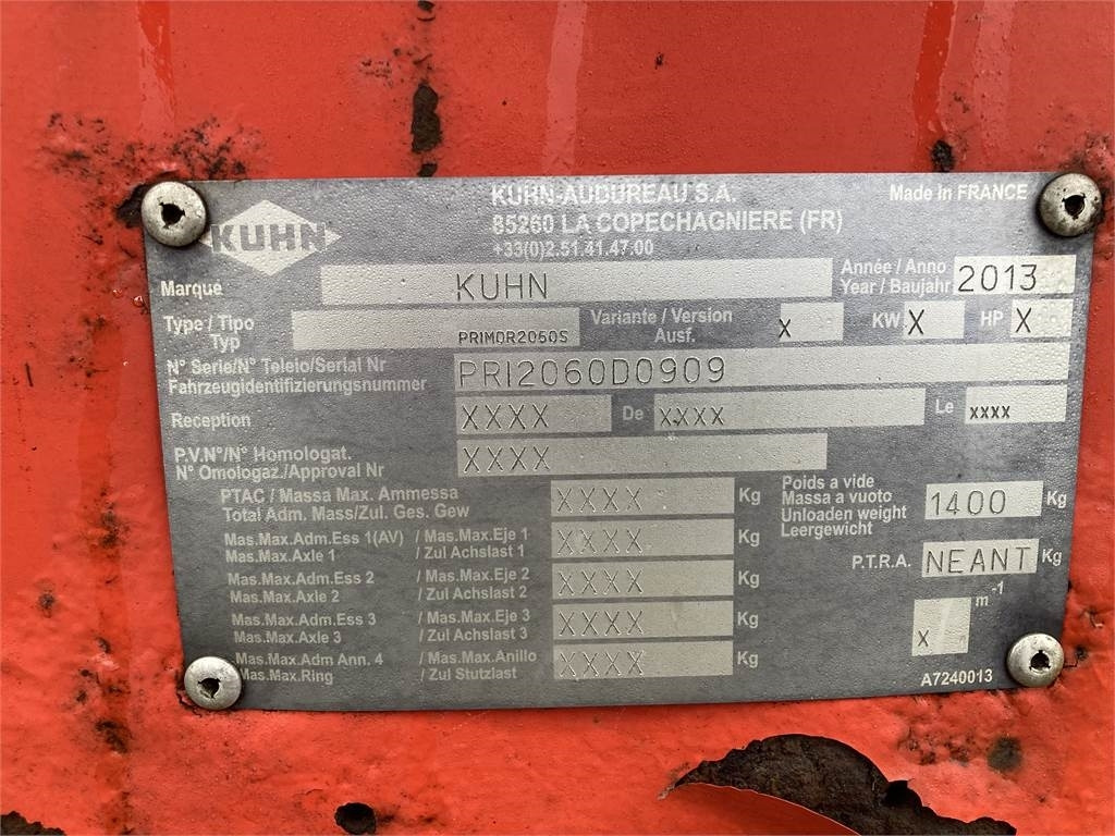 Kuhn PRIMOR 2060S halmstrøer - Macchina per l'allevamento: foto 5 Kuhn PRIMOR 2060S halmstrøer - Macchina per l'allevamento: foto 5