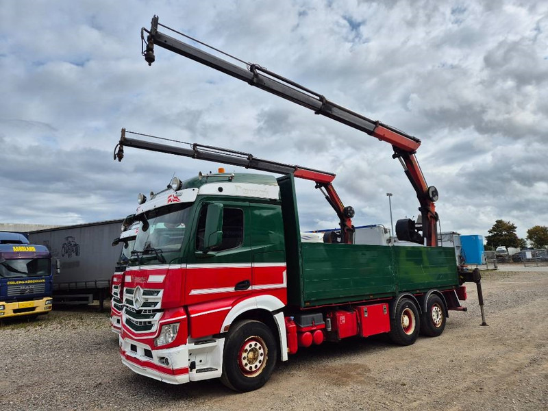 Mercedes-Benz Actros 2551/6x2 // Palfinger 16002 B // 2 x trucks - Camion con gru: foto 4 Mercedes-Benz Actros 2551/6x2 // Palfinger 16002 B // 2 x trucks - Camion con gru: foto 4