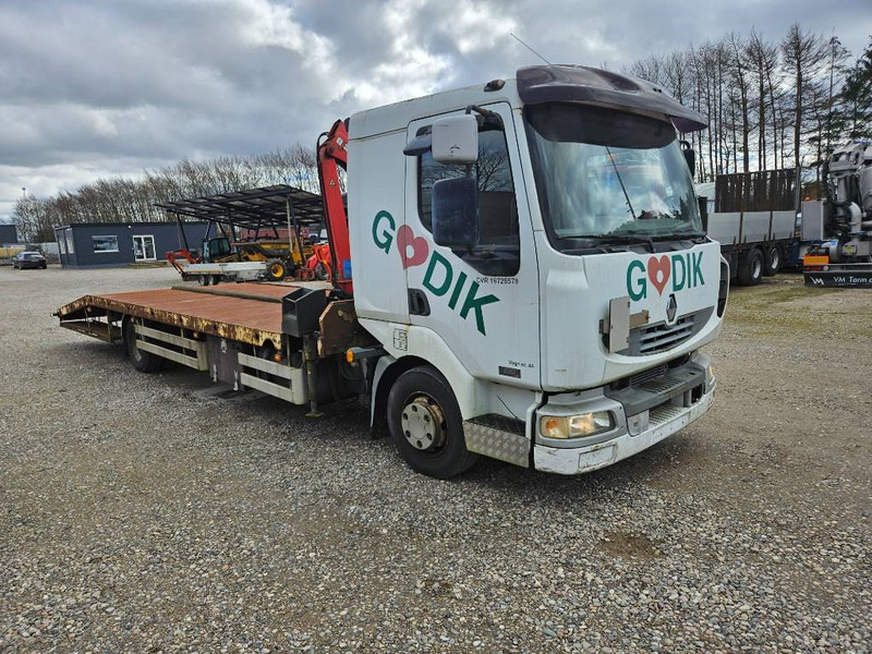 Renault Midlum 220 Machine/auto Transport and crane(2 stk) - Camion bisarca, Camion con gru: foto 5 Renault Midlum 220 Machine/auto Transport and crane(2 stk) - Camion bisarca, Camion con gru: foto 5