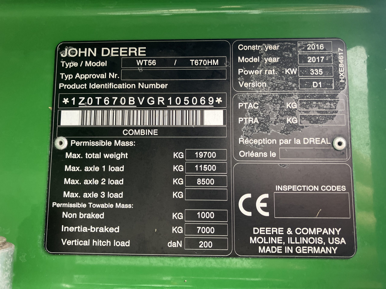 Leasing di  John Deere T670i HillMaster John Deere T670i HillMaster: foto 10