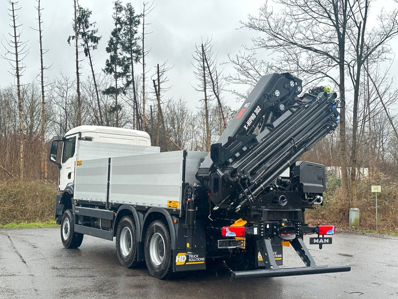 MAN TGS 33.440 6x6 Kran HIAB X-HiPro 302 E 6 - Autocarro con pianale/ Cassone fisso, Camion con gru: foto 5 MAN TGS 33.440 6x6 Kran HIAB X-HiPro 302 E 6 - Autocarro con pianale/ Cassone fisso, Camion con gru: foto 5