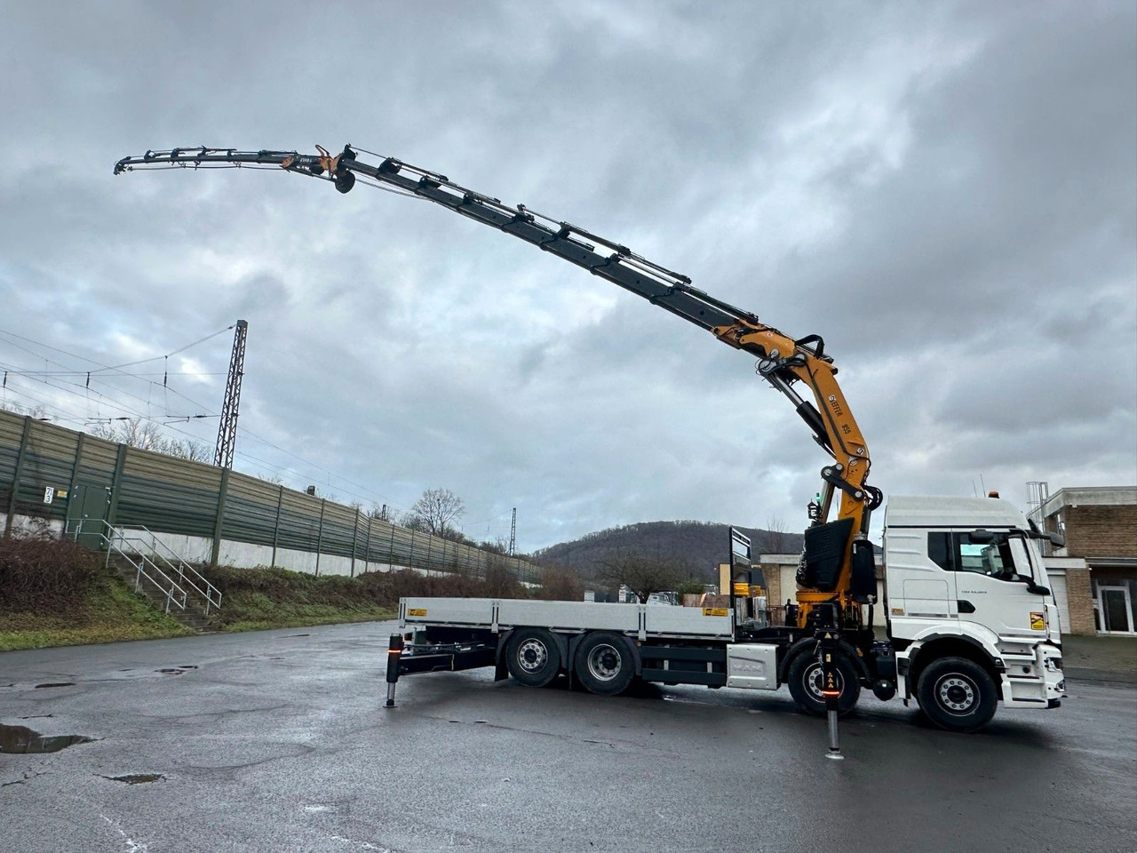 Camion con gru MAN TGS 35.520 8X2 Hiab EFFER 955-8s +Jib 6s: foto 17