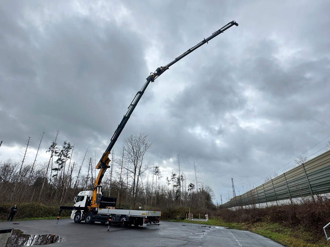 Camion con gru MAN TGS 35.520 8X2 Hiab EFFER 955-8s +Jib 6s: foto 19