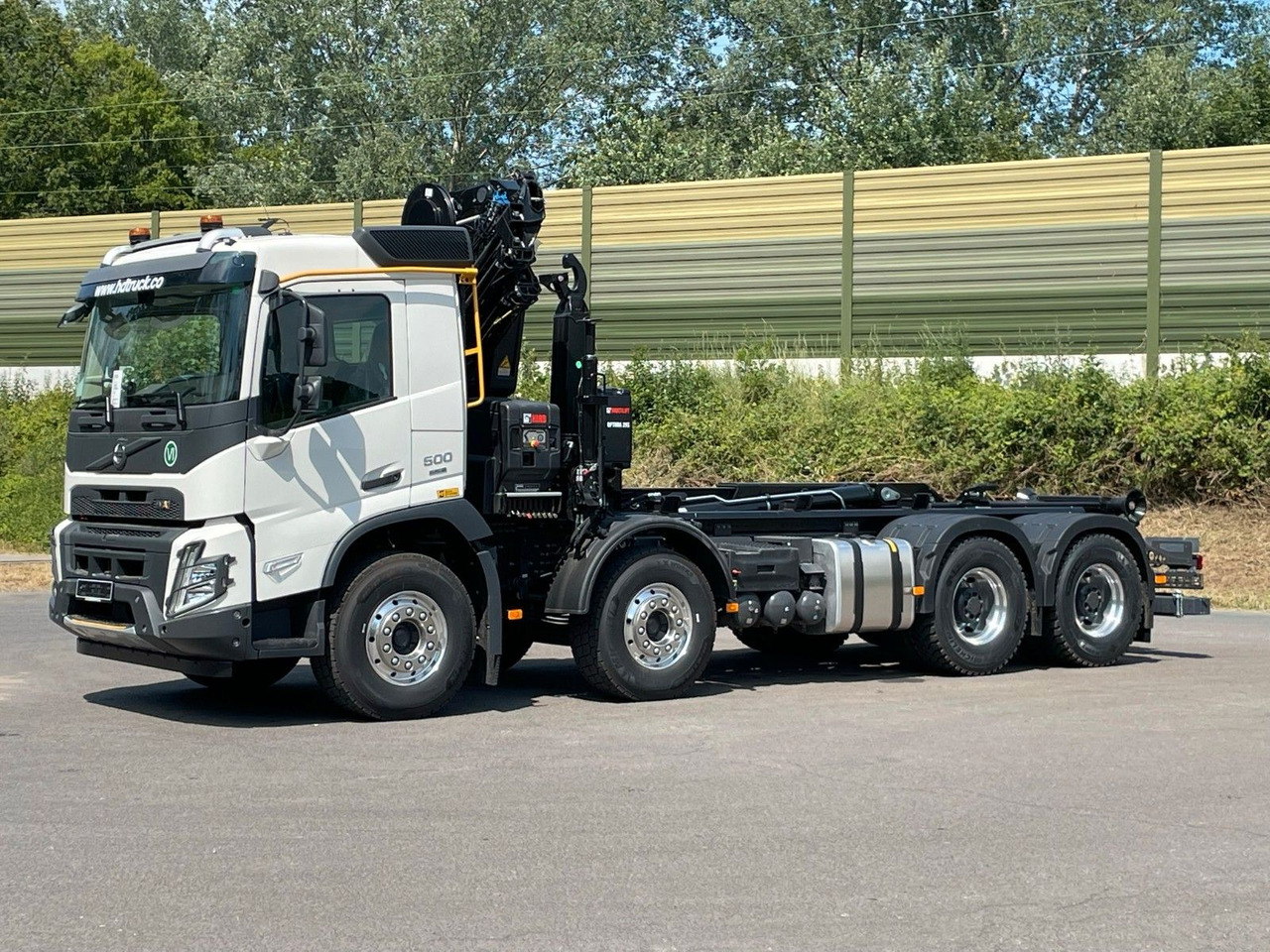Volvo FMX 500 8x4 Abrollkipper + Kran Hiab 228-6 - Autocarro scarrabile, Camion con gru: foto 3 Volvo FMX 500 8x4 Abrollkipper + Kran Hiab 228-6 - Autocarro scarrabile, Camion con gru: foto 3