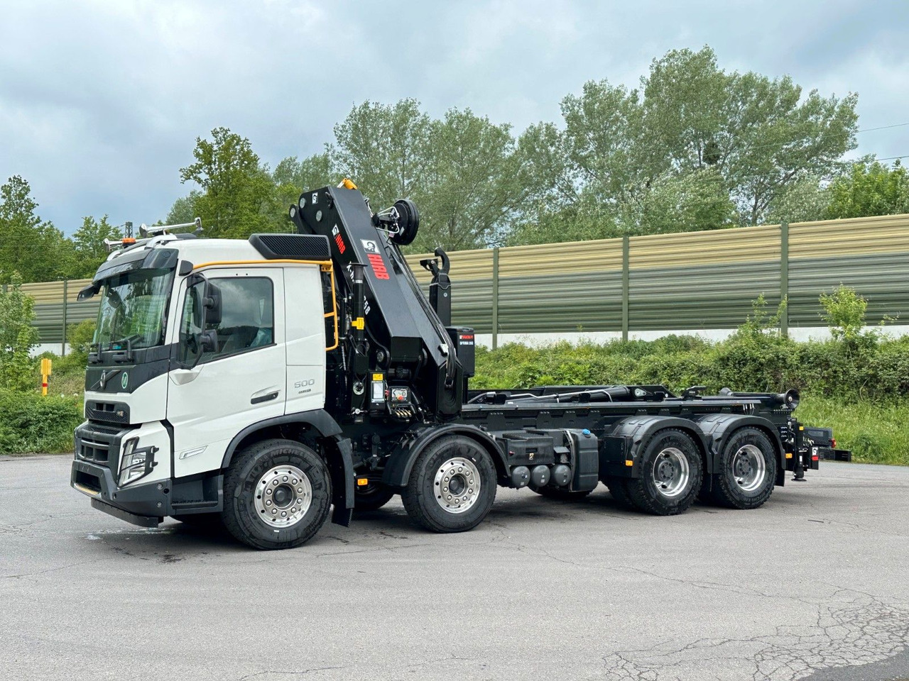 Volvo FMX 500 8x4 Abrollkipper + Kran Hiab 658-6 - Autocarro scarrabile, Camion con gru: foto 3 Volvo FMX 500 8x4 Abrollkipper + Kran Hiab 658-6 - Autocarro scarrabile, Camion con gru: foto 3