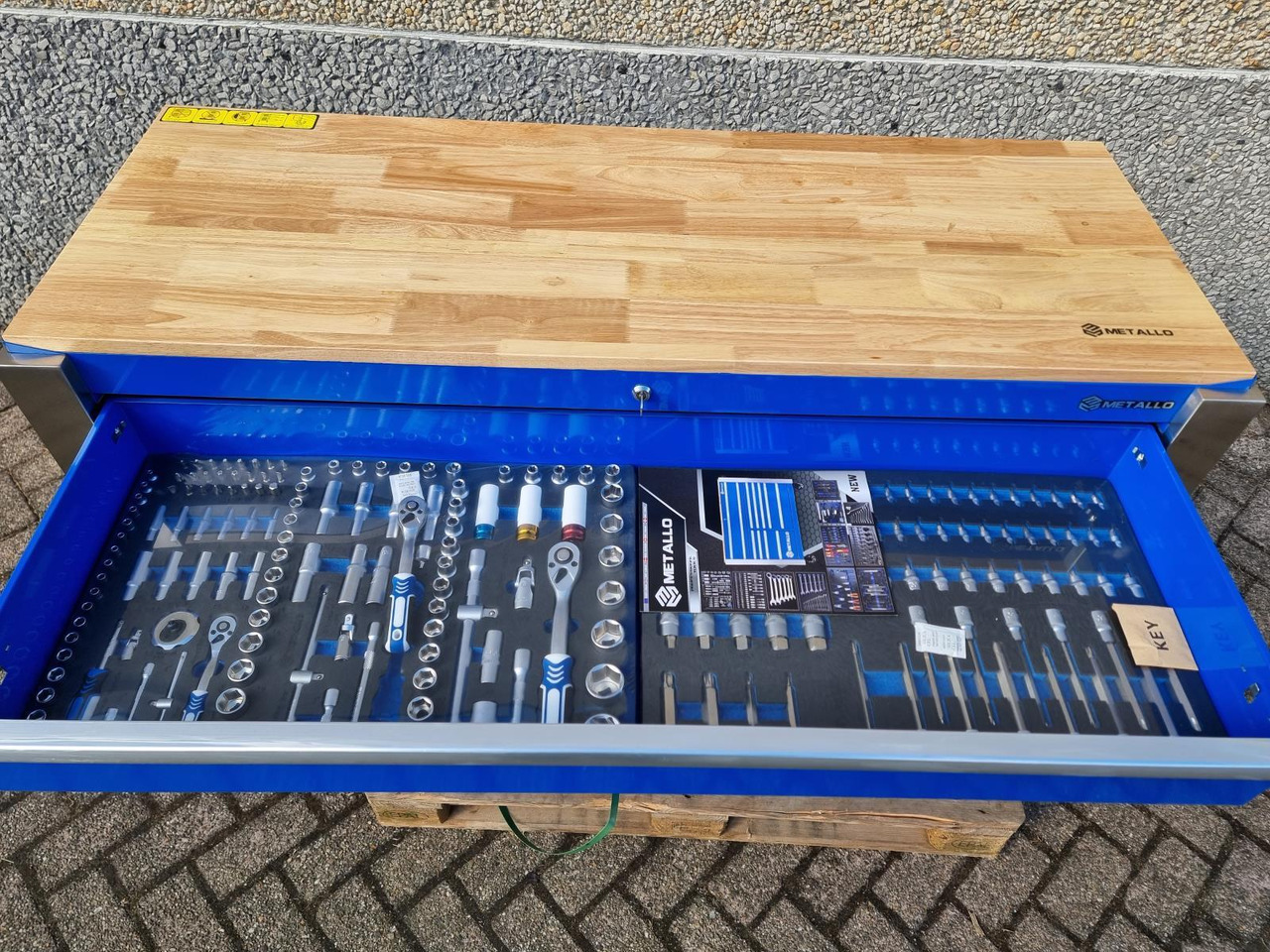 Metallo Mega Jumbo Gereedschapskist - Nieuw, 11 lades waarvan 9 gevuld met gereedschap - Attrezzature per officina: foto 3 Metallo Mega Jumbo Gereedschapskist - Nieuw, 11 lades waarvan 9 gevuld met gereedschap - Attrezzature per officina: foto 3