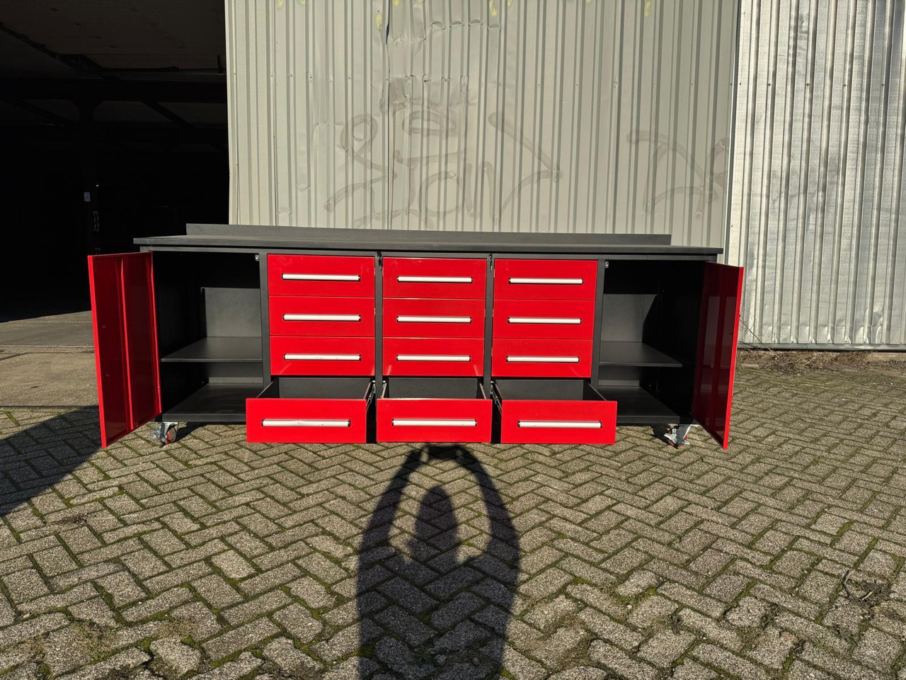 StahlWorks 10FT-12D-2-01C Gereedschapswand met 12 Lades en 2 Deuren (Nieuw) - Attrezzature per officina: foto 2 StahlWorks 10FT-12D-2-01C Gereedschapswand met 12 Lades en 2 Deuren (Nieuw) - Attrezzature per officina: foto 2