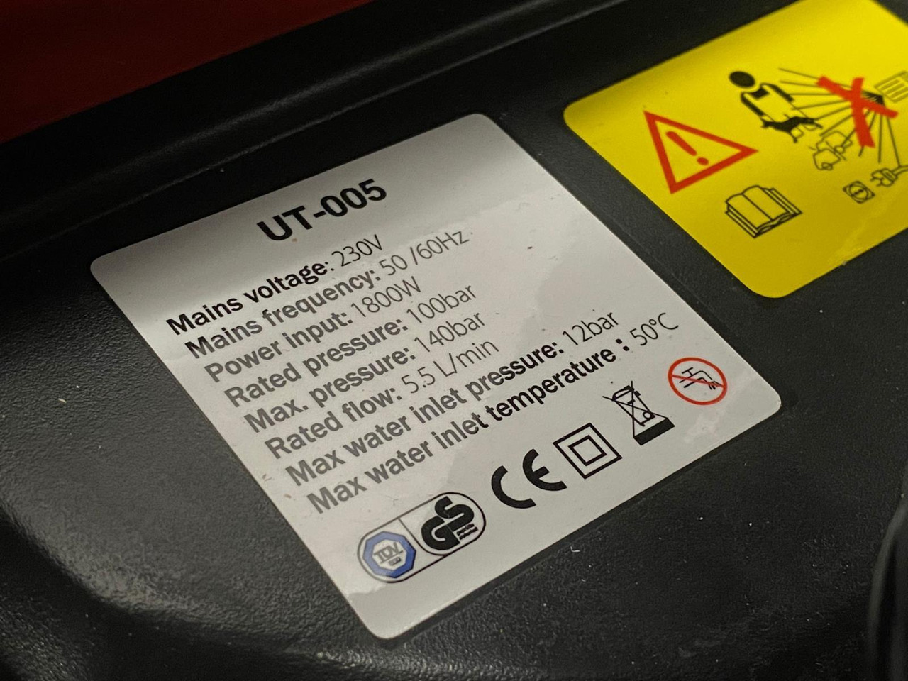 UltraToolz 1800W Hogedrukreiniger - Macchina per la pulizia: foto 4 UltraToolz 1800W Hogedrukreiniger - Macchina per la pulizia: foto 4