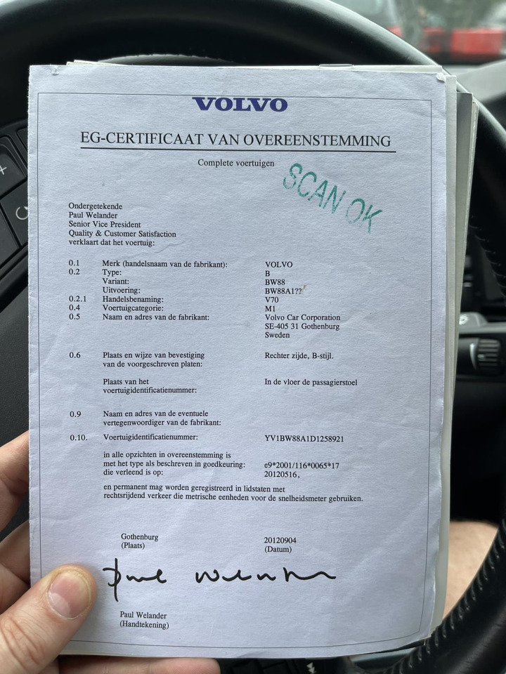 Volvo V70 2.0 D4 Momentum | 2012 | 348.089 km | JK-854-N - Autovettura: foto 2 Volvo V70 2.0 D4 Momentum | 2012 | 348.089 km | JK-854-N - Autovettura: foto 2
