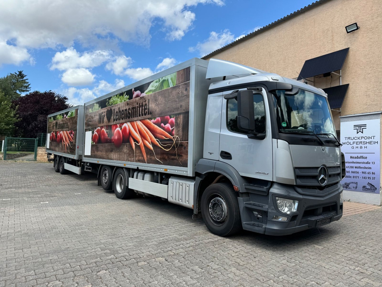 Mercedes-Benz Antos 2540/Durchladbar/2xLBW/Frigoblock/2instock - Autocarro frigorifero: foto 1 Mercedes-Benz Antos 2540/Durchladbar/2xLBW/Frigoblock/2instock - Autocarro frigorifero: foto 1