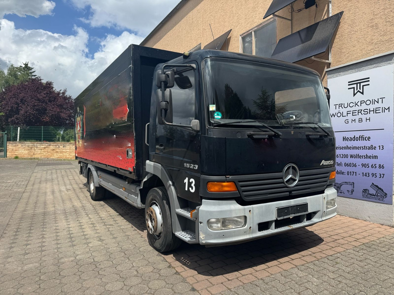 Mercedes-Benz Atego1523/B-L/LBW/AHK/aus.1Hand - Autocarro trasporto di bevande: foto 1 Mercedes-Benz Atego1523/B-L/LBW/AHK/aus.1Hand - Autocarro trasporto di bevande: foto 1