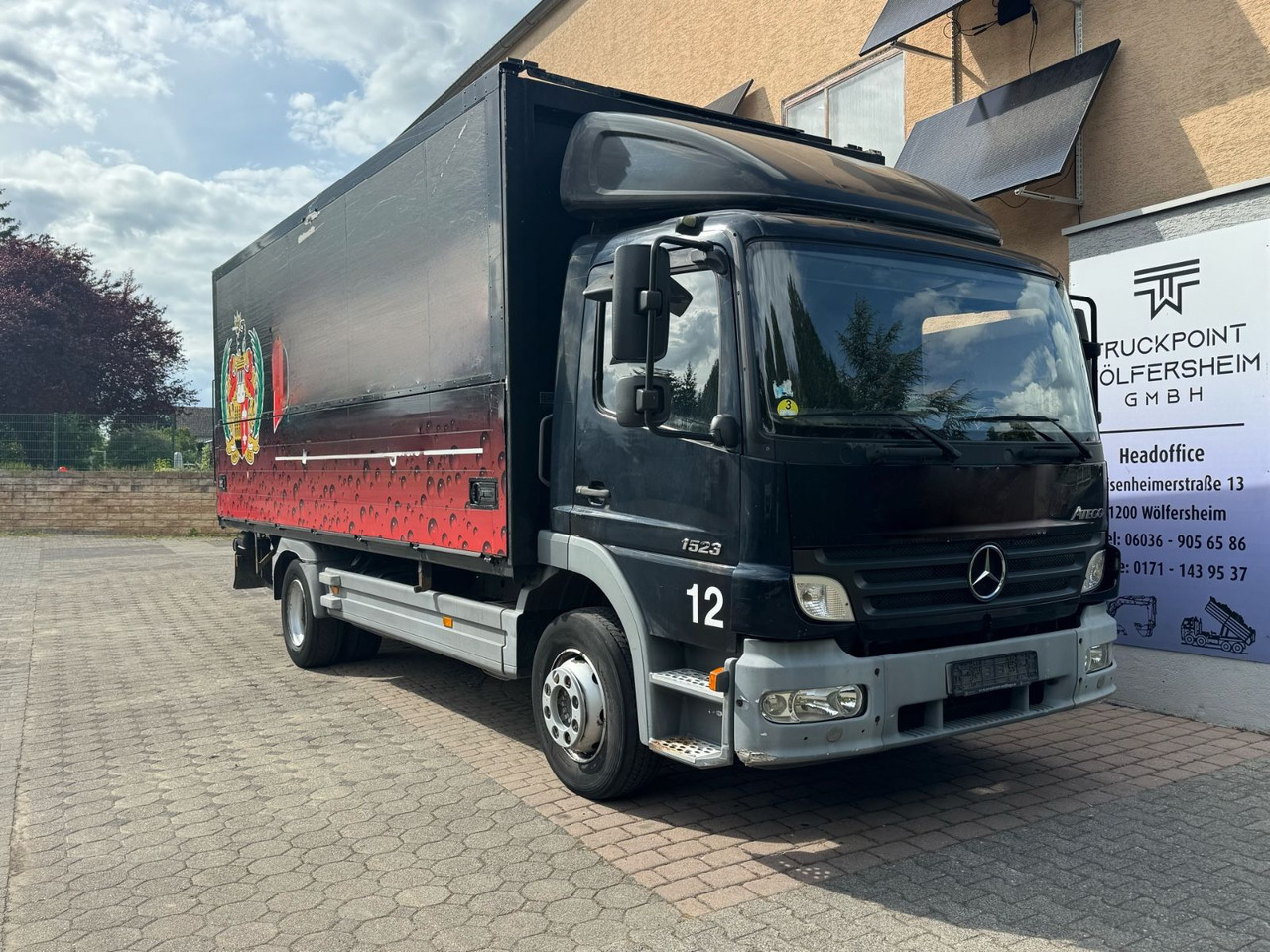 Mercedes-Benz Atego1523/LBW/AHK/Klima/Standh./aus.1Hand - Autocarro trasporto di bevande: foto 1 Mercedes-Benz Atego1523/LBW/AHK/Klima/Standh./aus.1Hand - Autocarro trasporto di bevande: foto 1