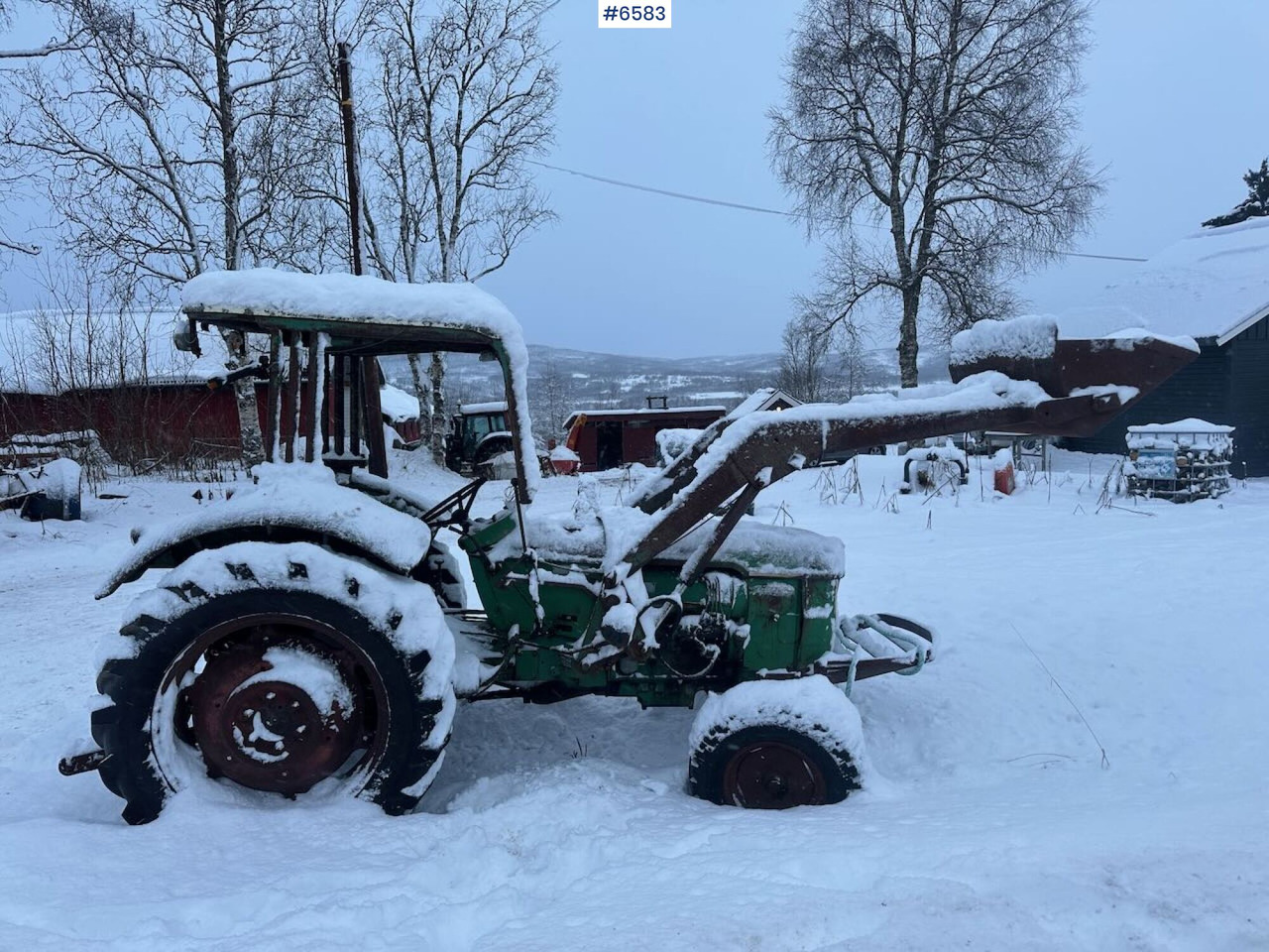 1969 Deutz D5005 tractor w/ front loader. Rep. object. - Trattore: foto 2 1969 Deutz D5005 tractor w/ front loader. Rep. object. - Trattore: foto 2