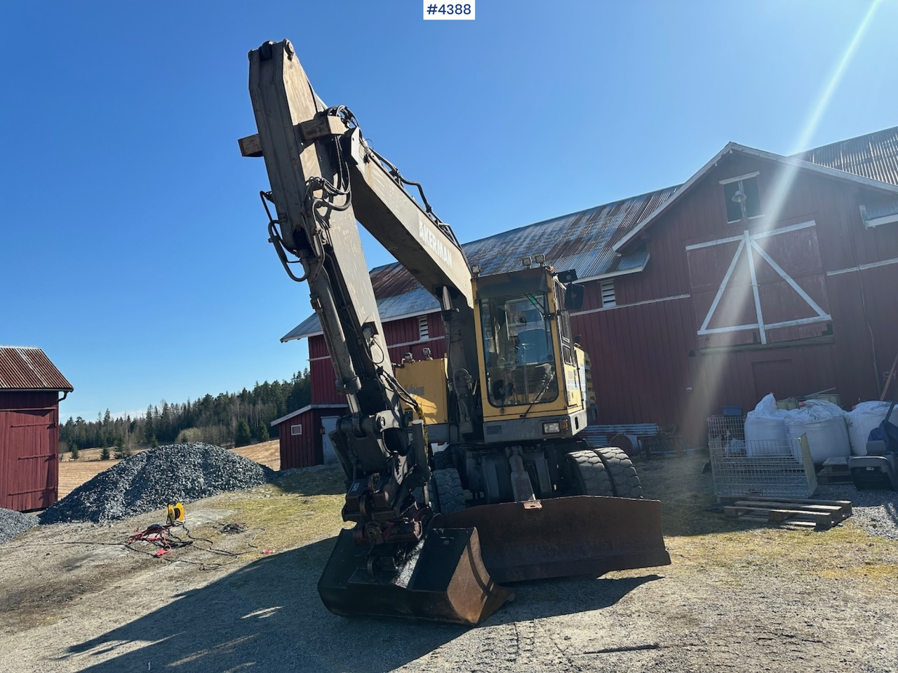 1995 Åkermann EW200 Wheel machine w/ grading bucket og tiltrotator. WATCH VIDEO. - Escavatore: foto 4 1995 Åkermann EW200 Wheel machine w/ grading bucket og tiltrotator. WATCH VIDEO. - Escavatore: foto 4