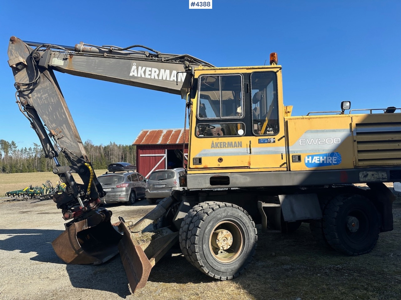 1995 Åkermann EW200 Wheel machine w/ grading bucket og tiltrotator. WATCH VIDEO. - Escavatore: foto 2 1995 Åkermann EW200 Wheel machine w/ grading bucket og tiltrotator. WATCH VIDEO. - Escavatore: foto 2