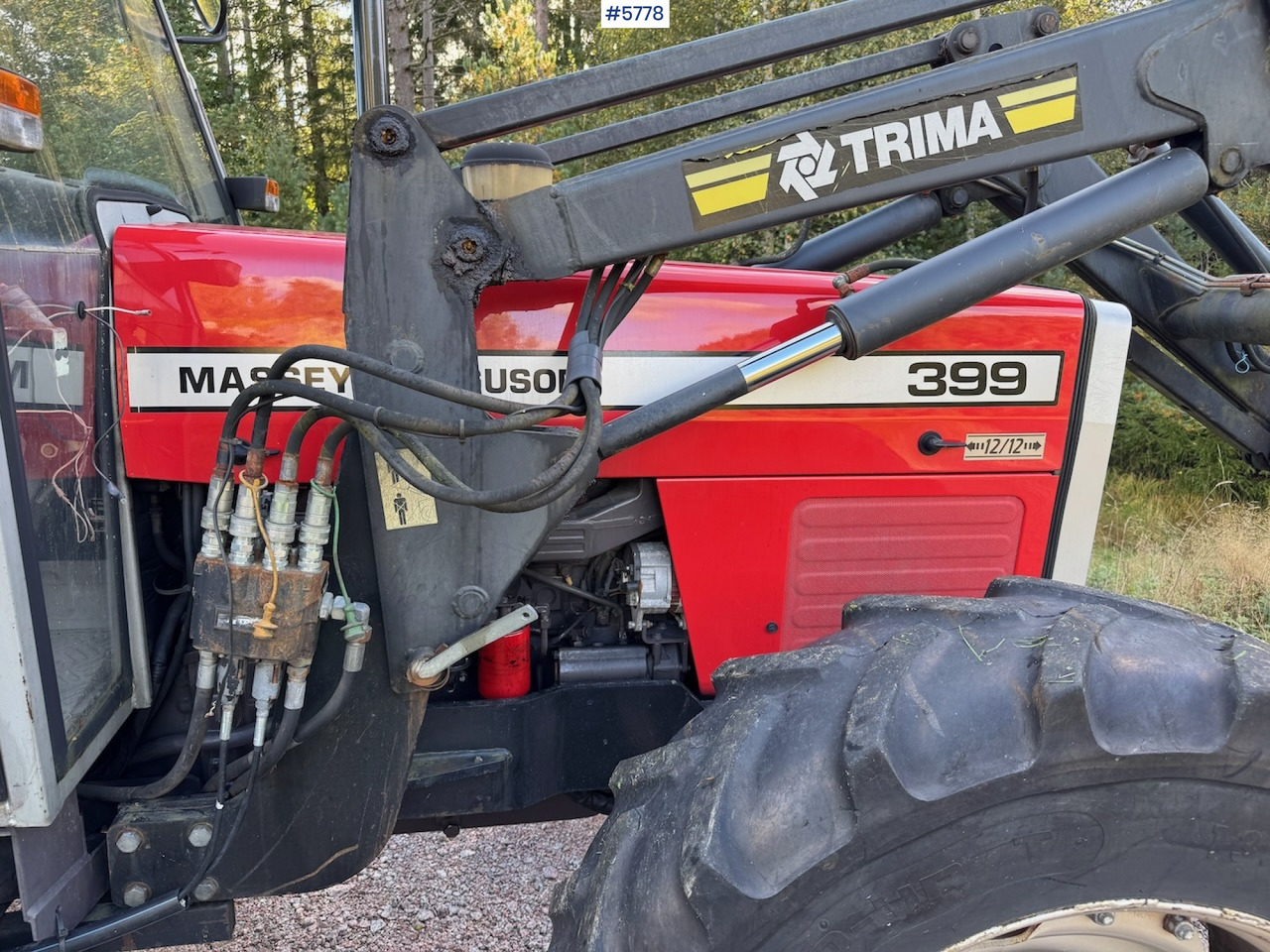 1995 Massey Ferguson 399 w/ front loader. - Trattore: foto 3 1995 Massey Ferguson 399 w/ front loader. - Trattore: foto 3