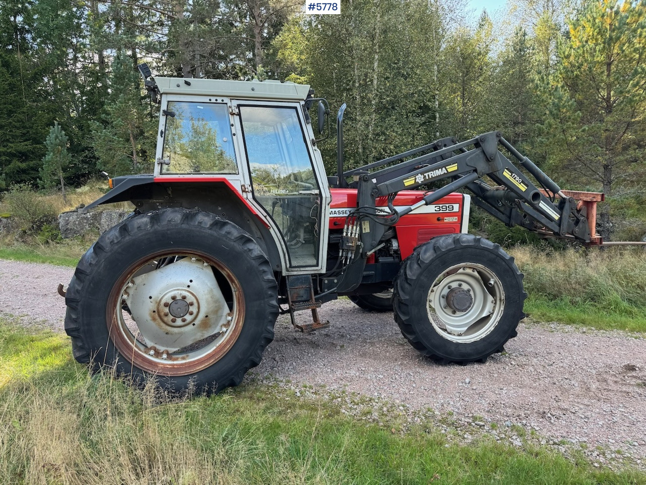 1995 Massey Ferguson 399 w/ front loader. - Trattore: foto 2 1995 Massey Ferguson 399 w/ front loader. - Trattore: foto 2