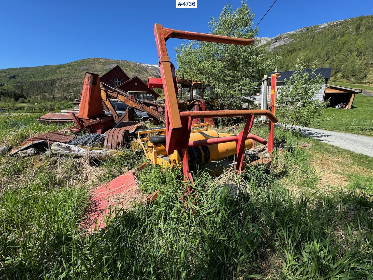 1997 Tellefsdal AW 4000 round bale wrapper - Macchina da fienagione: foto 4 1997 Tellefsdal AW 4000 round bale wrapper - Macchina da fienagione: foto 4