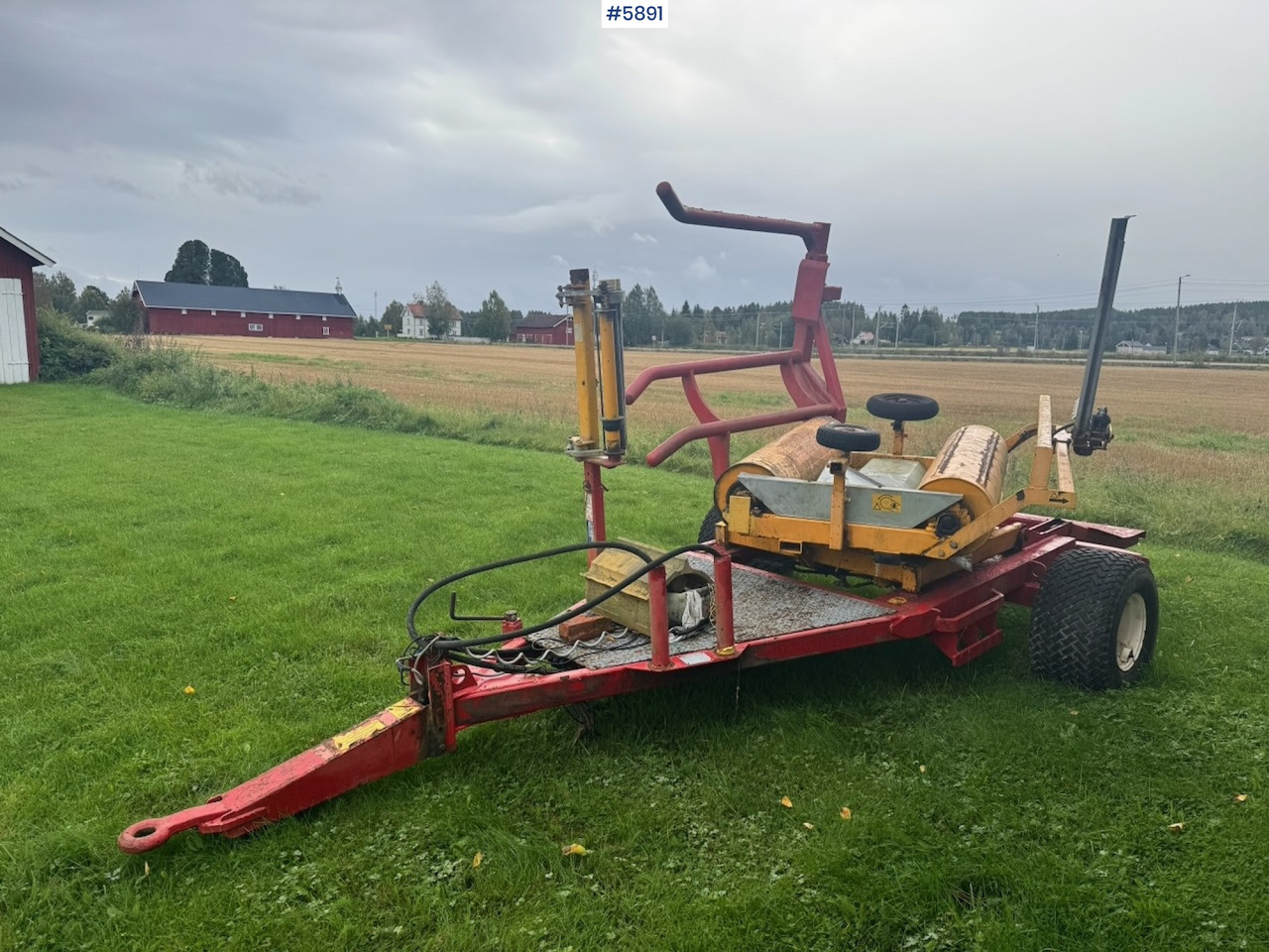 1997 Tellefsdal AW4000 round bale wrapper - Macchina da fienagione: foto 1 1997 Tellefsdal AW4000 round bale wrapper - Macchina da fienagione: foto 1