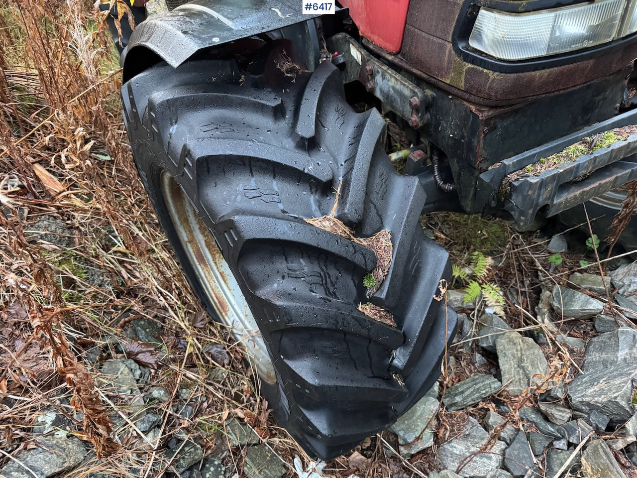 1999 Case IH Maxxum MX 100C w/ front loader, bucket and blade. Repair object. - Trattore: foto 4 1999 Case IH Maxxum MX 100C w/ front loader, bucket and blade. Repair object. - Trattore: foto 4